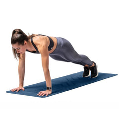 NILOX - Tappeto Fitness extra grande, gomma naturale, marcature sulla superficie per un corretto allineamento del corpo