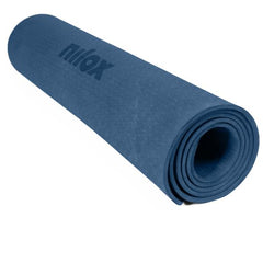 NILOX - Tappeto Fitness extra grande, gomma naturale, marcature sulla superficie per un corretto allineamento del corpo