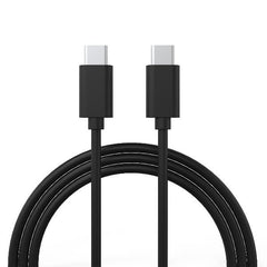 NILOX TECH - Caricabatteria da rete, tecnologia GaN, potenza massima 100 Watt, 4 porte totali, cavo USB-C a USB-C incluso, lunghezza cavo 2 metri, protezioni da cortocircuito