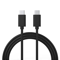 NILOX TECH - Caricabatteria da rete, tecnologia GaN, potenza massima 45 Watt, 2 porte totali, cavo USB-C a USB-C incluso, lunghezza cavo 2 metri, protezioni da cortocircuito