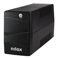 NILOX TECH - UPS Premium Line INTERACTIVE 1500VA, connessione USB, 2 Prese d’uscita protette da blackout, Stabilizzazione Tensione tramite AVR, capacità batteria 9Ah