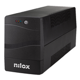 NILOX TECH - UPS Premium Line INTERACTIVE 2000VA, connessione USB, 4 Prese d’uscita protette da blackout e 2 da sovratensioni, stabilizzazione tensione tramite AVR, batteria 9Ah