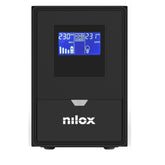 NILOX TECH - UPS Premium Line INTERACTIVE PURE SINEWAVE 1500VA, capacità batteria 9Ah, 2 prese Schuko protette da blackout, regolazione automatica della tensione AVR