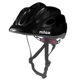 NILOX - Casco Bambino con Luce Led, per bici e monopattini