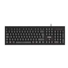 NILOX TECH - Tastiera con connessione USB-A, lunghezza cavo 1.5 mt, 105 tasti, layout italiano, tasti con trattamento laser anti usura