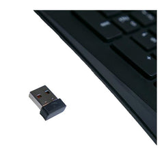 NILOX TECH - Tastiera con connessione wireless 2.4 Ghz, 105 tasti, layout italiano