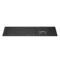 NILOX TECH - Tastiera connessione wireless DUAL (BT 5.2 e Dongle 2.4GHZ), ricaricabile tramite porta USB-C, cavo incluso, 110 tasti, layout italiano, connessione simultanea