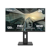 NILOX TECH - Monitor Regolabile 24" 120Hz/IPS/Full HD/USB-C 65W/Multimedia