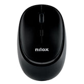 NILOX TECH - Mouse ottico, connessione wireless DUAL (BT 5.2 e Dongle 2.4GHZ), 1600 DPI, ricaricabile tramite porta USB-C, cavo incluso, 4 tasti