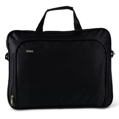 NILOX TECH - Borsa per Notebook/Laptop fino a 15.6", manico e tracolla, cerniera in metallo + Mouse ottico USB 1200 DPI, lunghezza cavo 1.2 mt, 3 tasti