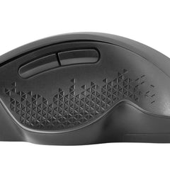 NILOX TECH - Mouse ottico, connessione wireless, ergonomico, 3200DPI, 6 tasti, funziona con pile AA (non incluse), interruttori Huano
