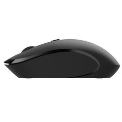 NILOX TECH - Mouse ottico, connessione wireless 2.4 Ghz, ricaricabile tramite porta USB-C, cavo incluso, 3200DPI, 4 tasti