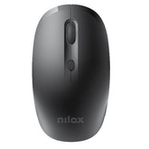 NILOX TECH - Mouse ottico, connessione wireless 2.4 Ghz, 4000DPI, 4 tasti, funziona con pile AA(non incluse)
