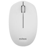 NILOX TECH - Mouse ottico, connessione wireless 2.4 Ghz, 1000DPI, 3 tasti, funziona con pile AA(non incluse)