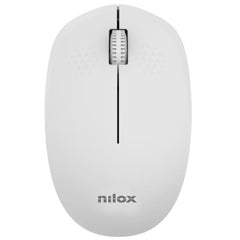 NILOX TECH - Mouse ottico, connessione wireless 2.4 Ghz, 1000DPI, 3 tasti, funziona con pile AA(non incluse)