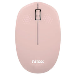 NILOX TECH - Mouse ottico, connessione wireless 2.4 Ghz, 1000DPI, 3 tasti, funziona con pile AA(non incluse)