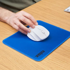 NILOX TECH - Tappetino per mouse, base anti scivolo, cuciture ricamate, scorrimento fluido