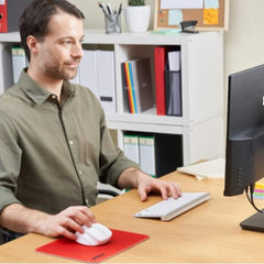 NILOX TECH - Tappetino per mouse, base anti scivolo, cuciture ricamate, scorrimento fluido