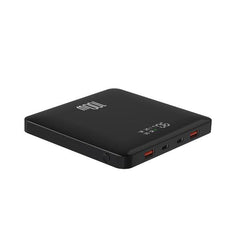 NILOX TECH - Powerbank slim, potenza massima 100 Watt. display LED integrato, 4 porte USB, 2 porte USB-C, 2 porte USB-A, capacità 20.000 mAh