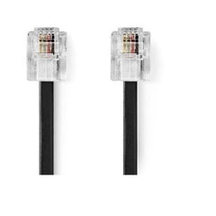 NILOX TECH - Cavo di rete Ethernet RJ11, maschio a maschio, lunghezza cavo 2 mt
