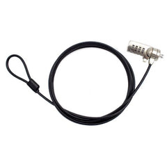 NILOX TECH - Lucchetto di sicurezza con combinazione, lunghezza cavo 1.8 mt, combinazione riconfigurabile a 4 cifre, slot di sicurezza Kensington® K-Slot standard
