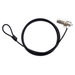 NILOX TECH - Lucchetto di sicurezza con combinazione, lunghezza cavo 1.8 mt, combinazione riconfigurabile a 4 cifre, slot di sicurezza Kensington® K-Slot standard