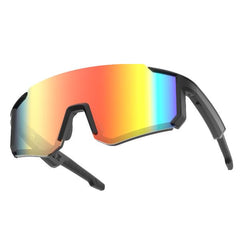 NILOX – Smartglasses sportivi GLEN con audio Open Ear, microfono integrato e lenti PC anti-blue light e UV400