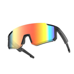 NILOX – Smartglasses sportivi GLEN con audio Open Ear, microfono integrato e lenti PC anti-blue light e UV400
