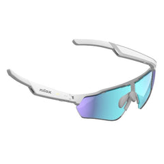 NILOX – Smartglasses sportivi SORAPIS con audio Open Ear, microfono integrato e lenti PC anti-blue light e UV400