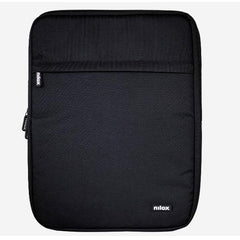 NILOX TECH - Custodia sleeve per Notebook fino a 13.3", imbottita, anti shock, cerniera in metallo, 2 ampi scomparti