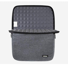 NILOX TECH - Custodia sleeve per Notebook fino a 14.1", imbottita, anti shock, cerniera in metallo, 2 ampi scomparti