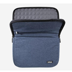 NILOX TECH - Custodia sleeve per Notebook fino a 17.3", imbottita, anti shock, cerniera in metallo, 2 ampi scomparti