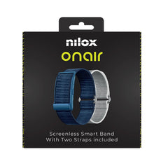 NILOX - Braccialetto fitness senza schermo, monitoraggio salute e performance 24su24, certificazione IP68, monitora frequenza cardiaca, HRV, SpO2, pressione e del sonno