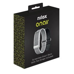 NILOX - Braccialetto fitness senza schermo, monitoraggio salute e performance 24su24, certificazione IP68, monitora frequenza cardiaca, HRV, SpO2, pressione e del sonno