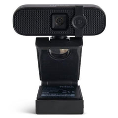 NILOX TECH - Webcam con risoluzione 1080p, supporta formati video Full HD 30 fps e 2K, autofocus, microfono, lunghezza cavo 1.5 mt, interfaccia USB