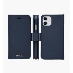 New York - Custodia in pelle Soffiano per iPhone 11/XR - Blu