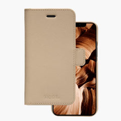 New York - Custodia in pelle Saffiano per iPhone 11/XR - Rosa Sabbia