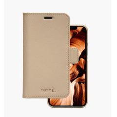 New York - Custodia in pelle Saffiano per iPhone12 mini - Rosa Sabbia