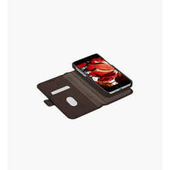 New York - Custodia in pelle Saffiano per iPhone 12/12 Pro - Marrone