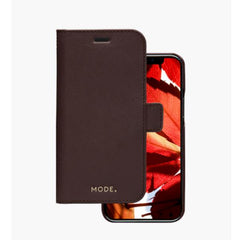 New York - Custodia in pelle Saffiano per iPhone 12/12 Pro - Marrone