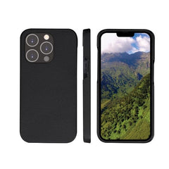 New York - Custodia in Pelle per iPhone 14 Pro - Nero