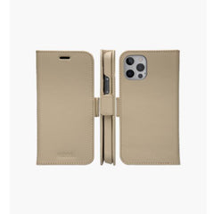 New York - Custodia in pelle Saffiano per iPhone 12/12 Pro - Rosa Sabbia