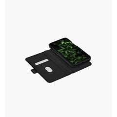 New York - Custodia in pelle Saffiano per iPhone 12 Pro Max - Nero