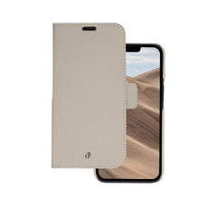 New York - Custodia in Pelle per iPhone 14 Plus - Sabbia