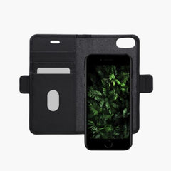 New York - Custodia in Pelle Saffiano per iPhone SE/8/7 - Nero