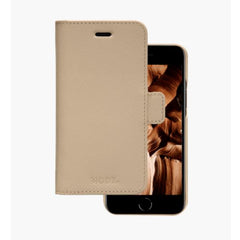 New York - Custodia in pelle Saffiano per iPhone SE/8/7 - Rosa Sabbia