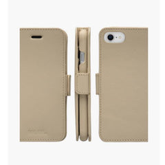 New York - Custodia in pelle Saffiano per iPhone SE/8/7 - Rosa Sabbia
