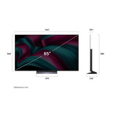 65 OLED EVO C5 4K UHD BASE CENTRALE WEBOS25