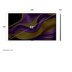 65 OLED EVO G5 4K UHD BASE CENTRALE WEBOS25