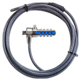 Targus DEFCON™ T-Lock – Cavo di Sicurezza con Combinazione Reimpostabile per Laptop e Desktop